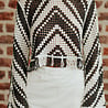 ALYRIA blouse en crochet noir/blanc
