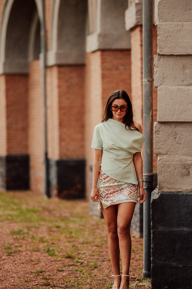 ADRIENNE blouse menthe ADRIENNE blouse menthe