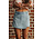 JADENE jupe short bleu ciel