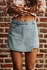 JADENE jupe short bleu ciel