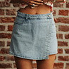 JADENE jupe short bleu ciel JADENE jupe short bleu ciel