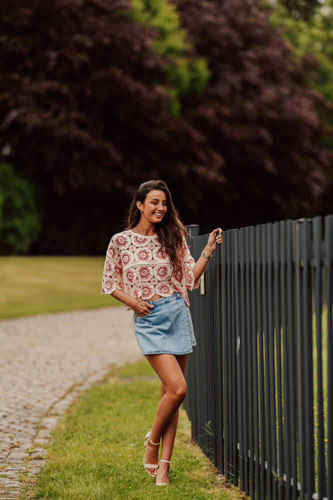 JADENE jupe short bleu ciel JADENE jupe short bleu ciel