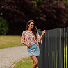 JADENE jupe short bleu ciel JADENE jupe short bleu ciel