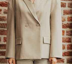 DELIA blazer brun