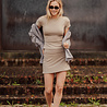 MAVYA jupe short taupe MAVYA jupe short taupe