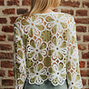 MAËLYSSE haut en crochet fleuri vert MAËLYSSE haut en crochet fleuri vert