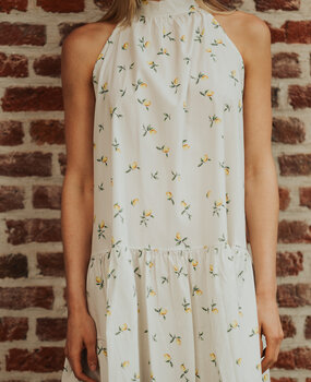 LÉMONIE robe imprimée citrons LÉMONIE robe imprimée citrons