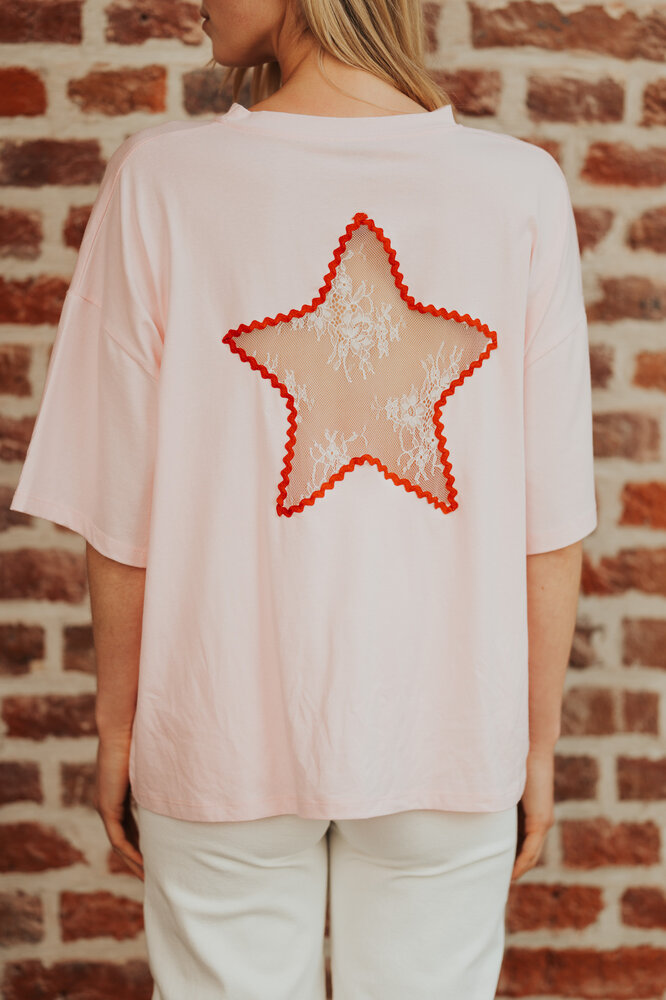 ÉTOILE t-shirt rose clair ÉTOILE t-shirt rose clair