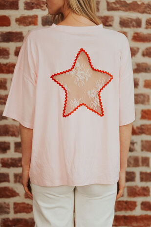 ÉTOILE t-shirt rose clair ÉTOILE t-shirt rose clair