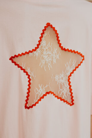 ÉTOILE t-shirt rose clair ÉTOILE t-shirt rose clair