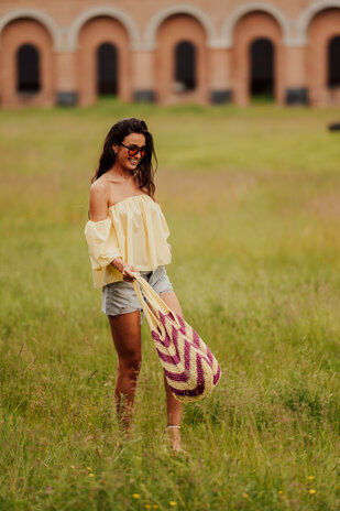 ROMY blouse jaune pastel
