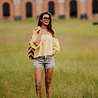 ROMY blouse jaune pastel
