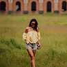 SUMMER short en jean gris clair