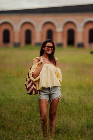 SUMMER short en jean gris clair