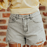 SUMMER short en jean gris clair