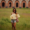 SUMMER short en jean gris clair
