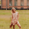 ROSALIE top crochet écru & rose ROSALIE top crochet écru & rose