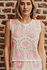 ROSALIE top crochet écru & rose