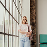 LOUNA t-shirt rose