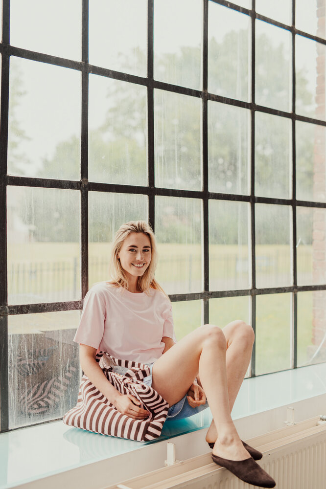 LOUNA t-shirt rose