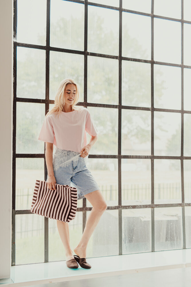 LOUNA t-shirt rose
