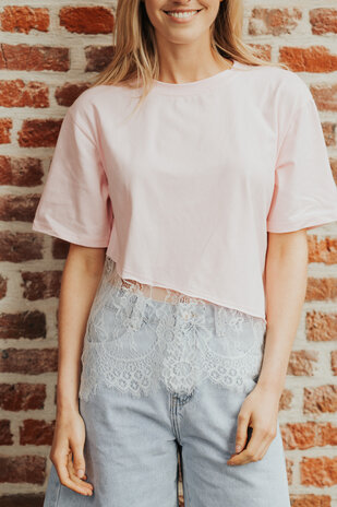 LOUNA t-shirt rose