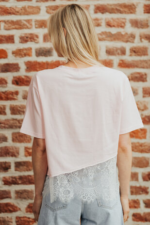 LOUNA t-shirt rose