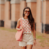 FLEUR short jean taupe