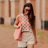 FLEUR short jean taupe