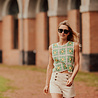 DAISY top crochet vert DAISY top crochet vert