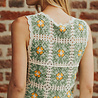 DAISY top crochet vert DAISY top crochet vert