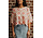 JOSEPHINE blouse crochet rose