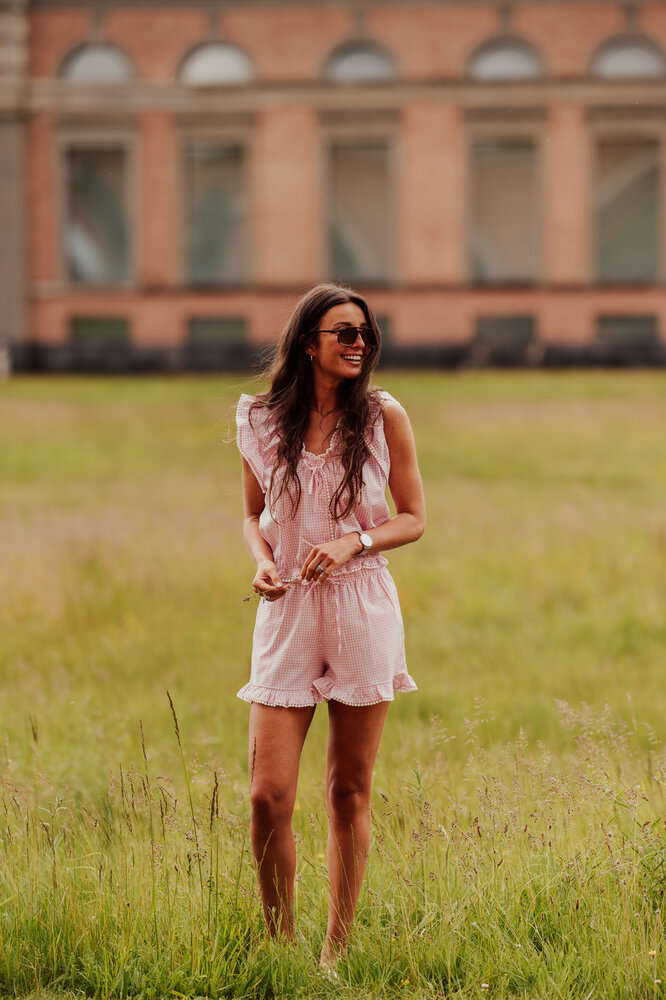 NOA short vichy rose NOA short vichy rose