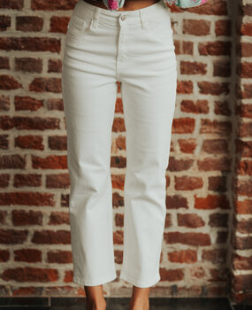 SOLANGE jean blanc