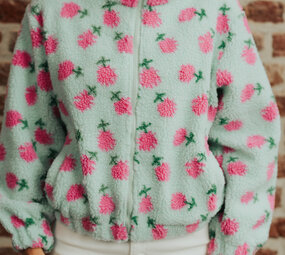 FRAISE veste polaire menthe
