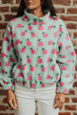FRAISE veste polaire menthe