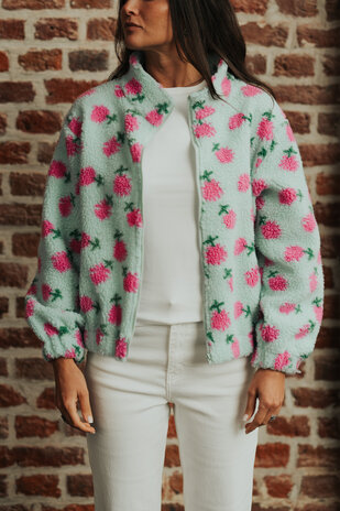 FRAISE veste polaire menthe
