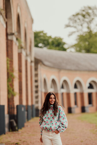 FRAISE veste polaire menthe
