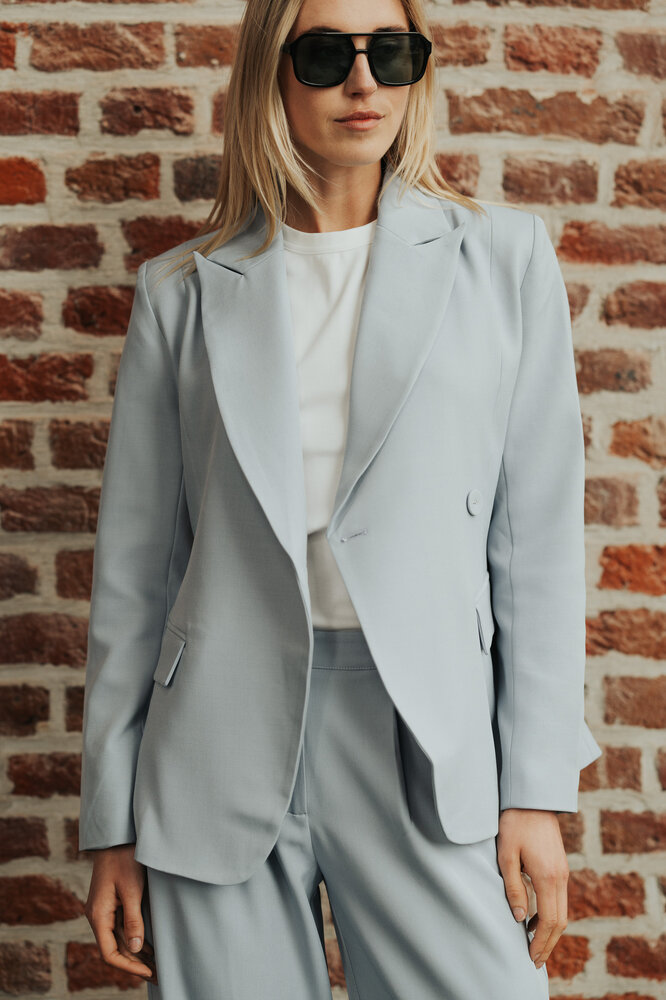 CHANA blazer bleu ciel