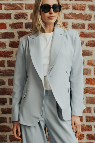 CHANA blazer bleu ciel