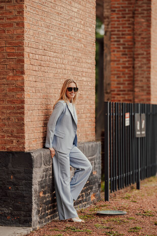CHANA blazer bleu ciel