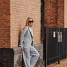 CHANA blazer bleu ciel