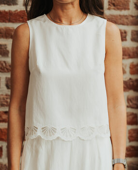 SÉLORIA blouse écrue