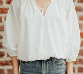 AURELYA blouse blanche