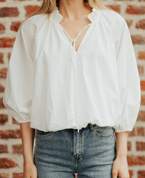 AURELYA blouse blanche