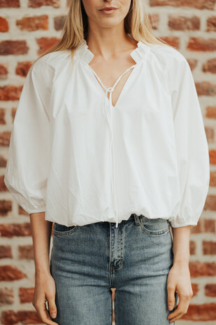 AURELYA blouse blanche