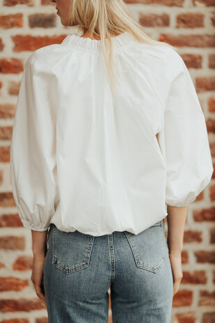 AURELYA blouse blanche