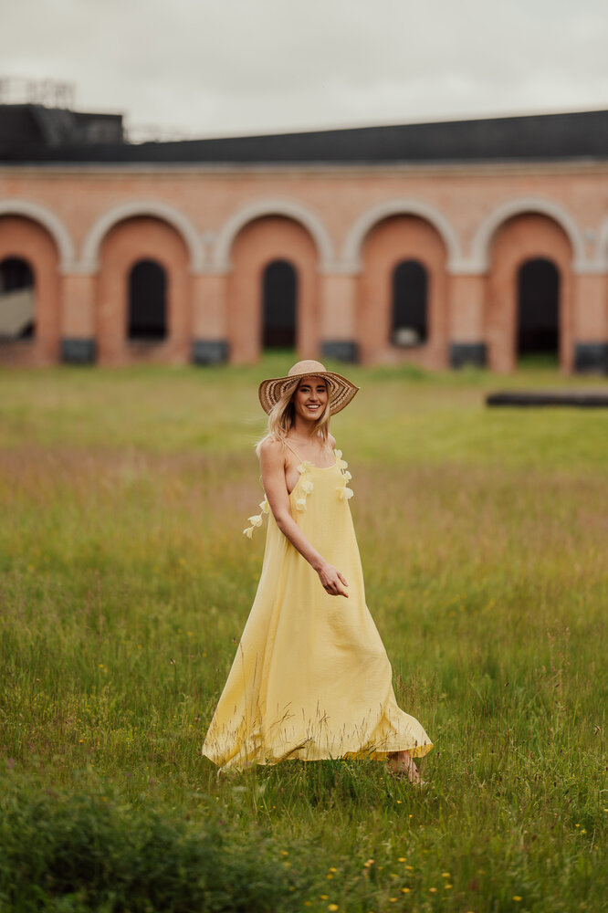 LYSÉA robe longue jaune LYSÉA robe longue jaune