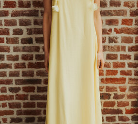 LYSÉA robe longue jaune