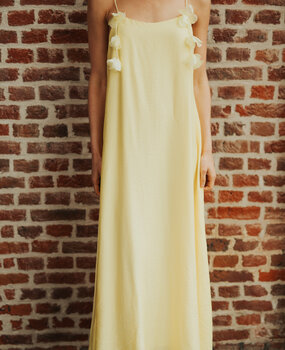LYSÉA robe longue jaune